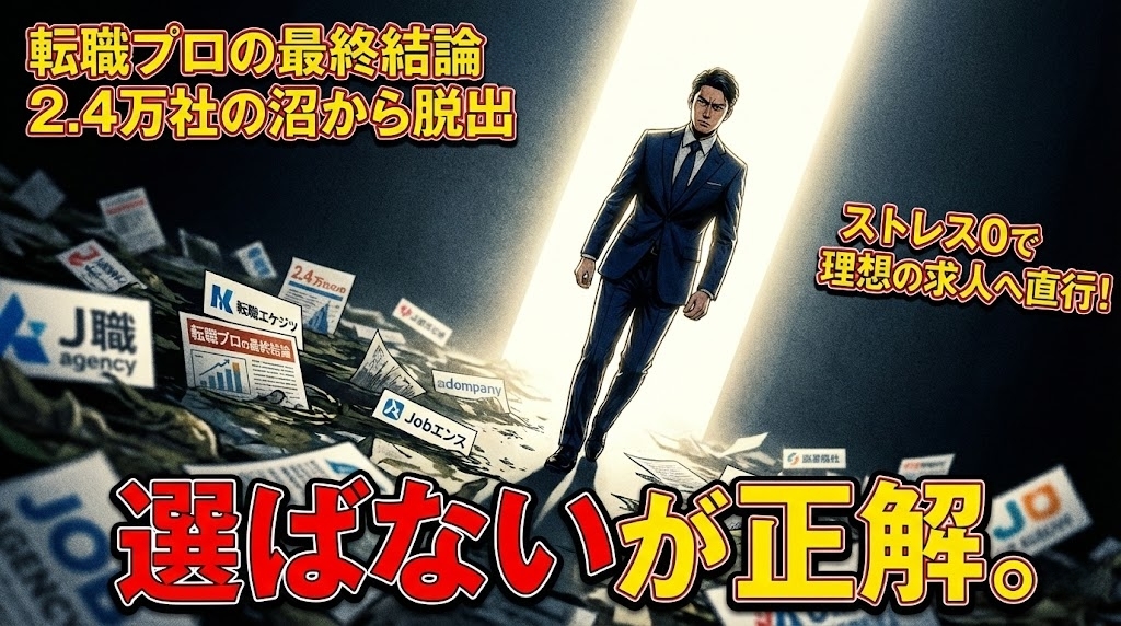 転職エージェントが多すぎて選べない！初めての転職で迷わない「3社だけ」戦略