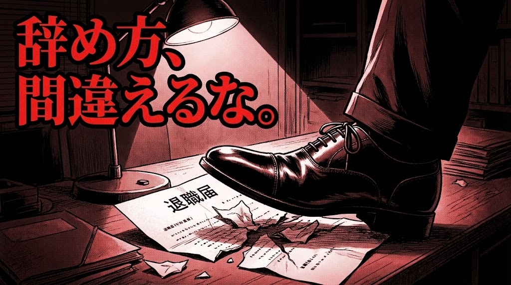 退職願だけで退職できるのは本当？会社と関わらず辞める方法を徹底解説